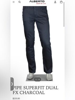 Stylish Charcoal Regular Fit Jeans for Men